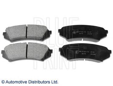 BLUE PRINT adt342111 -  Комплект тормозных колодок, дисковый тормоз